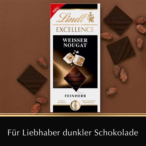 Lindt Excellence Wei Er Nougat Feinherb Tafel G Online Kaufen Im