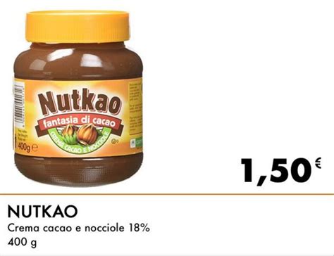 Nutkao Crema Cacao E Nocciole 18 400 G Offerta Di Iper Tosano