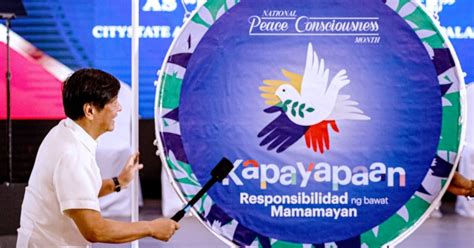 National Peace Consciousness Month Photos Philippine News Agency