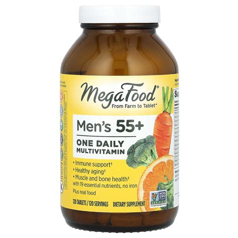 Megafood Mens 55 One Daily Multivitamin 120 Tablets