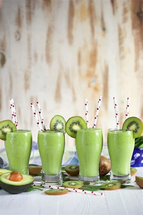 Kiwi Pineapple Spinach Smoothie Recipe The Suburban Soapbox