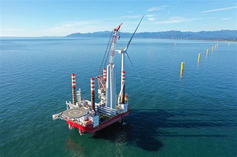 Japan S First Commercial Offshore Wind Farm Takes Shape Eshiptrading