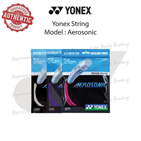 Yonex Badminton String Aerosonic Mm Shopee Malaysia