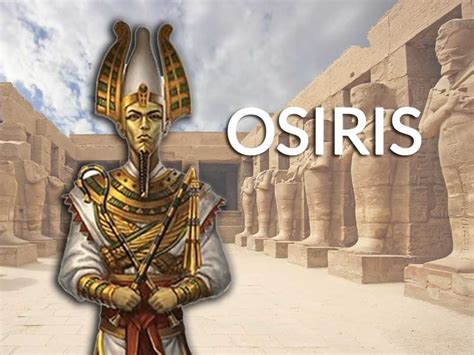 El Dios Osiris Regalos De Historia