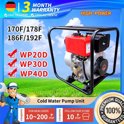 33 Inch High Efficiency Portable Diesel Engine Water Pump Set With