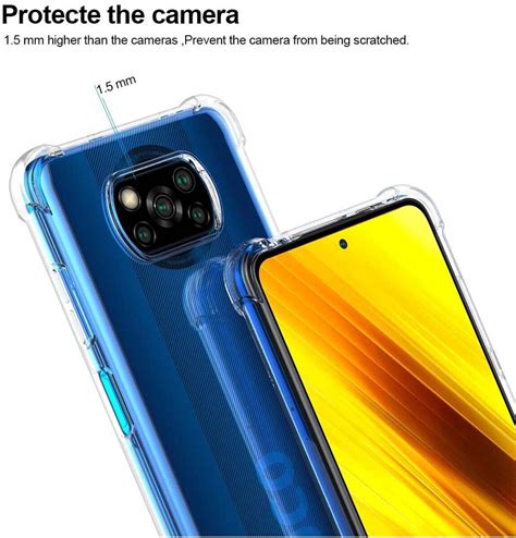 Coque TPU Gel Antichoc Transparent Pour Xiaomi Poco X3 NFC X3 Pro