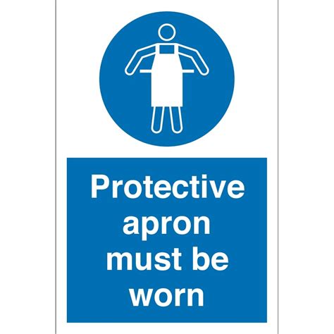 Protective Apron Must Be Worn Signs From Key Signs Uk