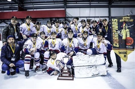 M18 A Sieurs 2 Champion Association Du Hockey Mineur Des Sieurs