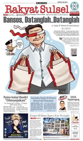 E Paper Harian Rakyat Sulsel Edisi Kamis Juli