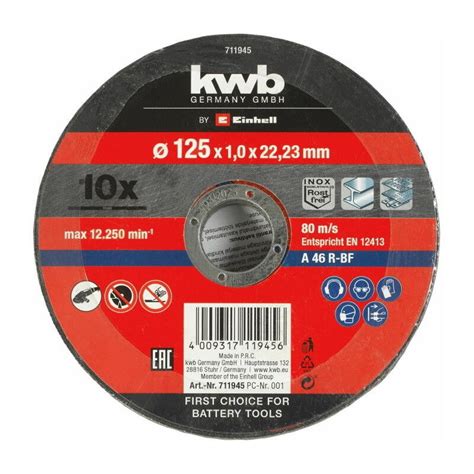 Kwb Lot De Disques Tron Onner Mm