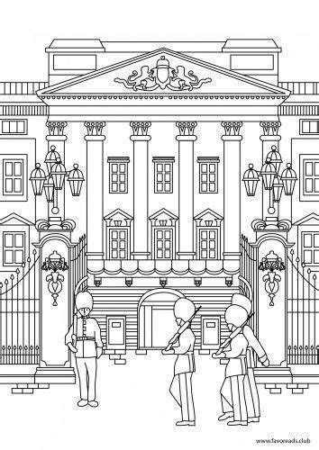 Buckingham Palace Colouring Page Yahoo Image Search Results House