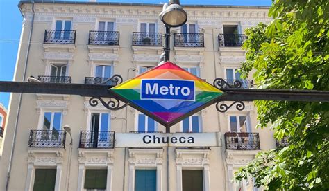 El Rombo Del Metro De Chueca Llevar Los Colores Del Arco Ris Para Siempre