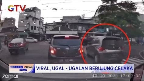 Usai Ugal Ugalan Tabrak Mobil Dan Pesepeda Pengendara Di Bandung