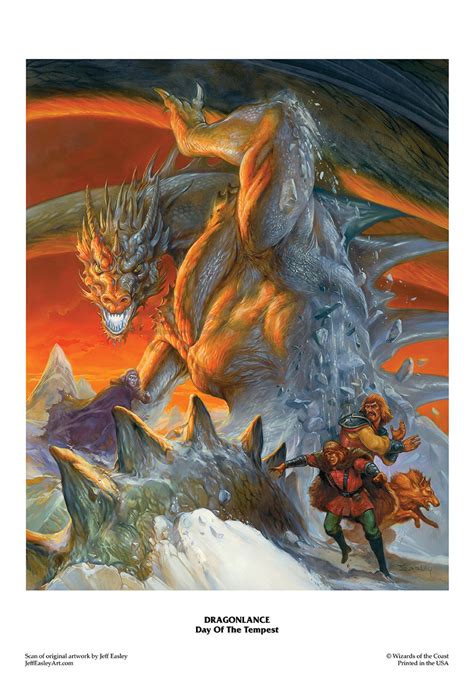 Jeff Easley Dragonlance Day Of The Tempest