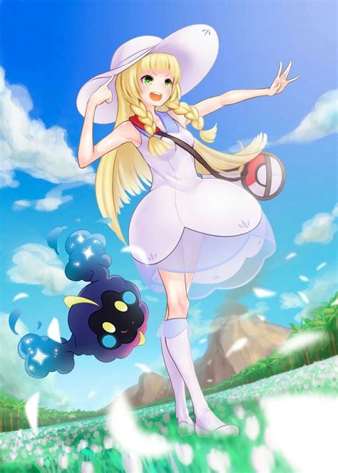 Lillie And Nebby Pokemon Waifu Pokemon Pokemon Characters