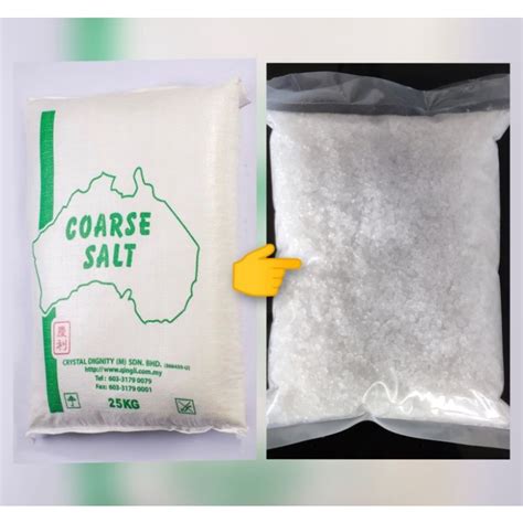 Garam Kasar Australia 1kg Repack Australian Coarse Salt 1kg Shopee Malaysia