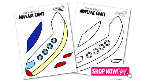 Printable Airplane Craft Template Simple Mom Project