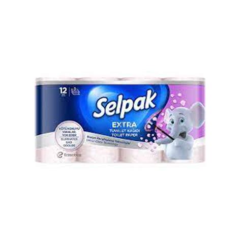 Selpak 12 li Extra Banyo Ferah Tuvalet Kağıdı