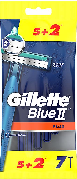 Gillette Blue II Plus Zestaw Jednorazowych Ostrzy Do Golenia 5 2 Szt