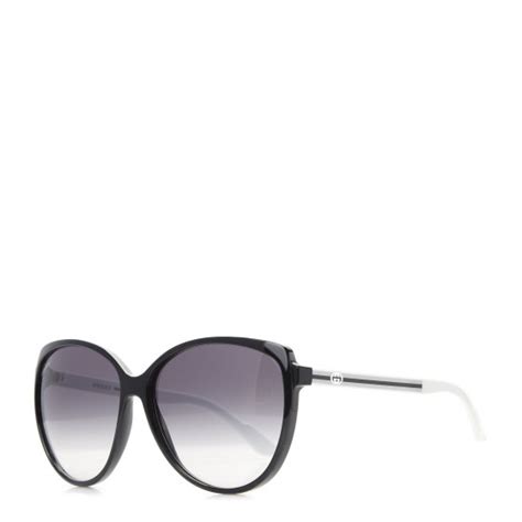 GUCCI GG Web Sunglasses 3162 S Black 720521 FASHIONPHILE