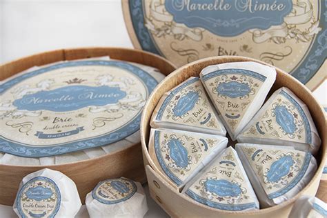 Marcelle Aimée Brie Cheese Behance