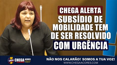 PROBLEMAS DO SUBSÍDIO DE MOBILIDADE TÊM DE SER RESOLVIDOS URGÊNCIA