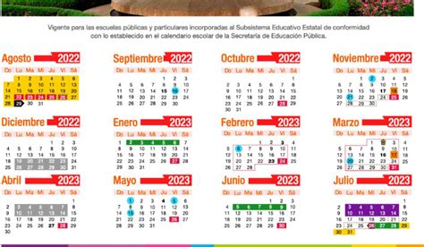 Calendario Escolar 2022 A 2023 Edomex En Pdf Y Datos Desconocidos Hot