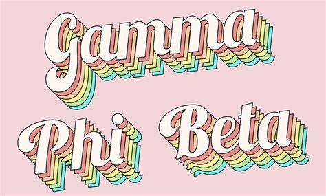 Gamma Phi Beta Retro Flag – SororityShop