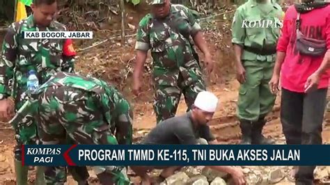 Untuk Majukan Perekonomian Warga Tni Buka Akses Jalan Sejauh Km Di