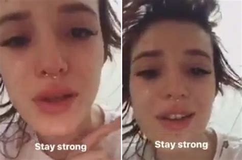 Bella Thorne Sexual Abuse Story Actress Breaks Down After Revealing