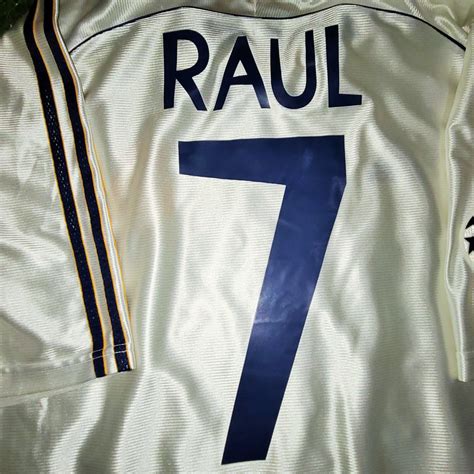 Raul Real Madrid Home 1998 1999 INTERCONTINENTAL CUP Jersey Shirt Cami – foreversoccerjerseys