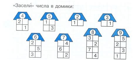 Состав числа для дошкольников в картинках