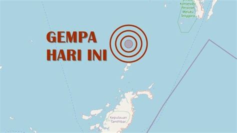 Gempa Hari Ini Kamis April Info Bmkg Baru Saja Terjadi Di Laut