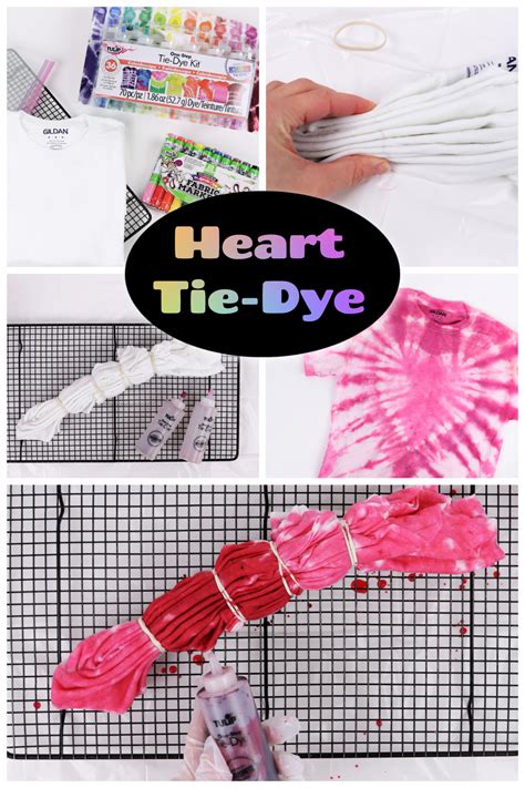 How To Tie Dye A Heart Shape Artofit