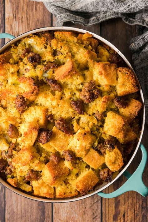 Gluten Free Cornbread Stuffing With Sausage Neighborfood