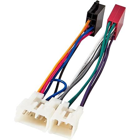 Amazon RED WOLF Car Radio ISO Wiring Harness Compatible With