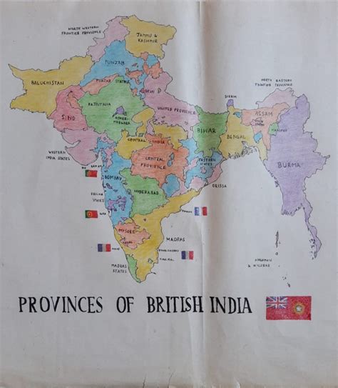 Map of presidencies and provinces of British India. https://www.instagram.com/le.mon2010/ : r ...