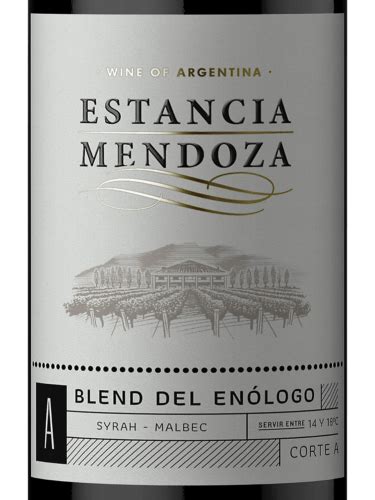 N V Estancia Mendoza Blend Del En Logo A Syrah Malbec Vivino Us