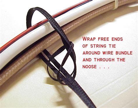 Wire Bundle Tying Techniques Wire Best Knots Bundles