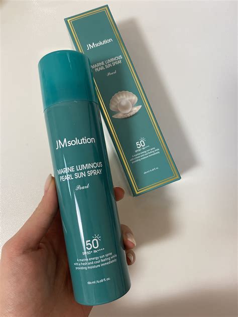 Солнцезащитный спрей для лица и тела JMsolution Marine Luminous Pearl ...