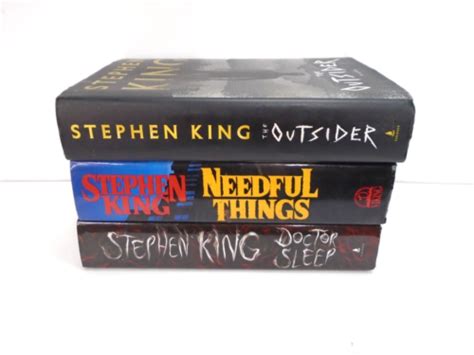 Stephen King Hardcover Books Lot 3 Dr Sleep Needful Things The