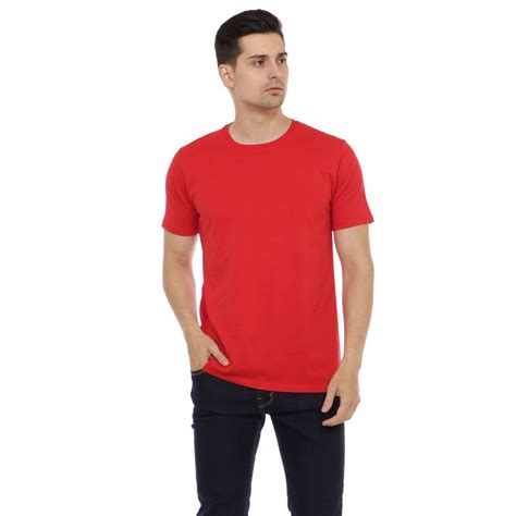 Jual Baju Kaos Polos Premium Merah Baju Kaos Cowo Baju Kekinian Kaos
