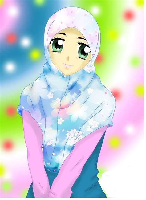 Anime Gambar Kartun Muslimah Cantik Dan Imut Gambar Kartun Muslimah