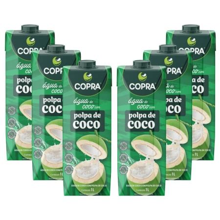 Kit Copra Gua De Coco Litro Loja All Natural Food