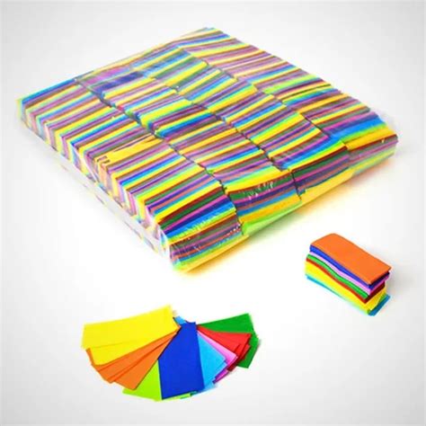 Wholesale Party Favor Flameproof Tissue Confetti Rectangle Paper Confetti Bulk Paper Confetti