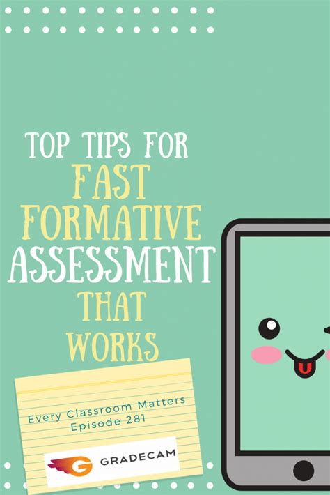 Top Tips For Fast Formative Assessment That Works