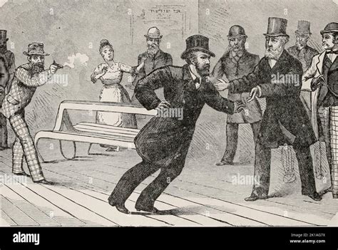 The Assassination Of President James Garfield By Charles Guiteau On