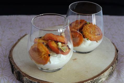 Abricots R Tis Mousse De Fromage Blanc Et Gel E De Verveine Le Blog