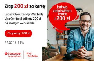 Z Za Wyrobienie Karty Kredytowej Visa Comfort Santander Consumer