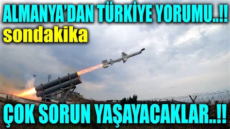 Sondakika Almanya Dan T Rk Ye Yorumu Ok Sorun Ya Ayacaklar Youtube